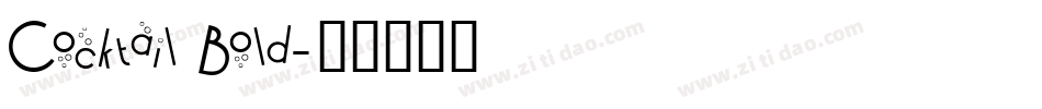 Cocktail Bold字体转换